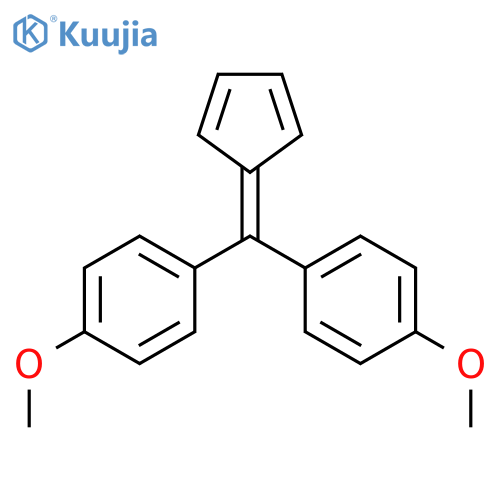 1,1'-(Cyclopenta-2,4-Dien-1-Ylidenemethanediyl)Bis(4-Methoxybenzene) structure