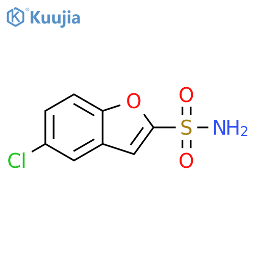 5-chloro-1-benzofuran-2-sulfonamide structure