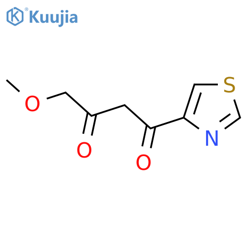 4-Methoxy-1-(1,3-thiazol-4-yl)butane-1,3-dione structure