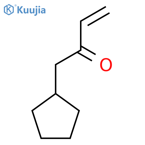 1-cyclopentylbut-3-en-2-one structure