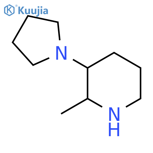 2-Methyl-3-(pyrrolidin-1-yl)piperidine structure
