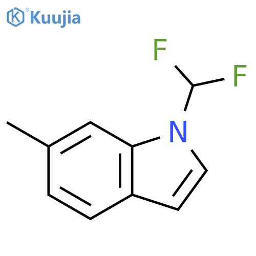 1-(difluoromethyl)-6-methyl-1H-indole structure