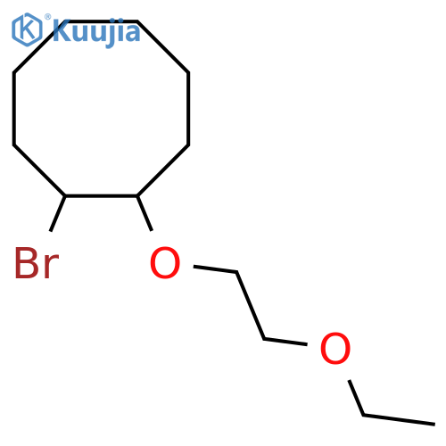 1-bromo-2-(2-ethoxyethoxy)cyclooctane structure