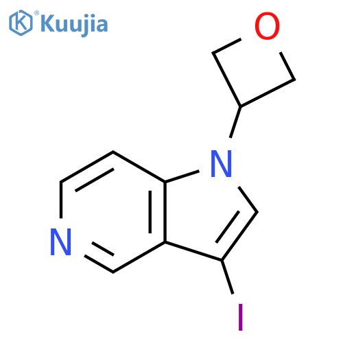 3-Iodo-1-(oxetan-3-yl)-1H-pyrrolo[3,2-c]pyridine structure