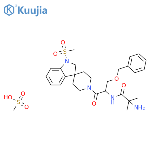 Ibutamoren mesylate structure