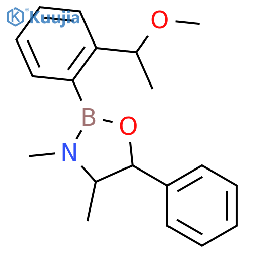 1,3,2-Oxazaborolidine, 2-[2-(1-methoxyethyl)phenyl]-3,4-dimethyl-5-phenyl- structure
