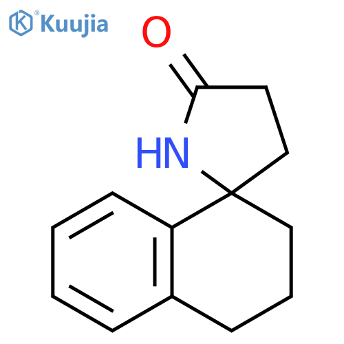 3,4-dihydro-2H-spiro[naphthalene-1,2'-pyrrolidin]-5'-one structure