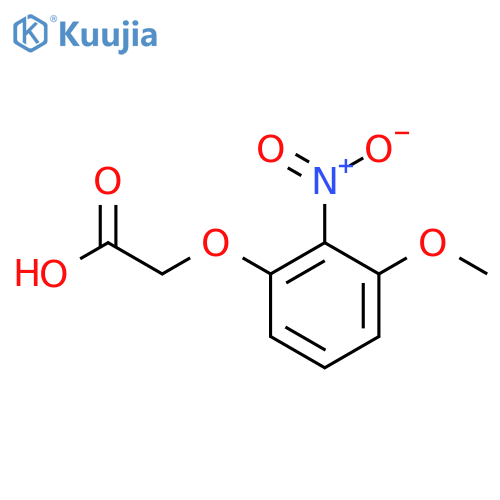 2-(3-methoxy-2-nitrophenoxy)acetic acid structure