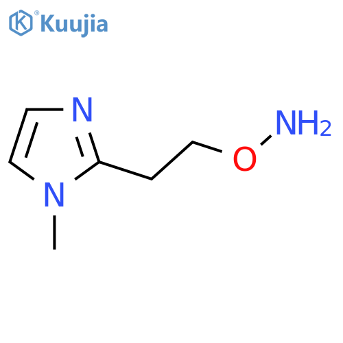 O-2-(1-methyl-1H-imidazol-2-yl)ethylhydroxylamine structure