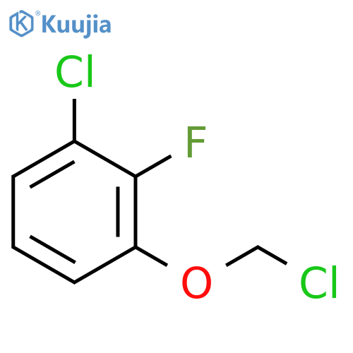Benzene, 1-chloro-3-(chloromethoxy)-2-fluoro- structure