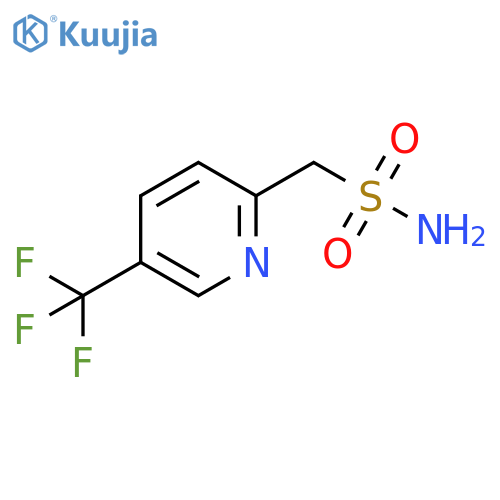 5-(trifluoromethyl)pyridin-2-ylmethanesulfonamide structure