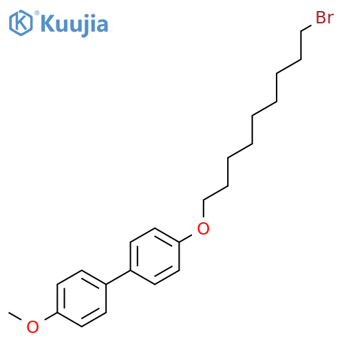 1,1'-BIPHENYL, 4-[(9-BROMONONYL)OXY]-4'-METHOXY- structure