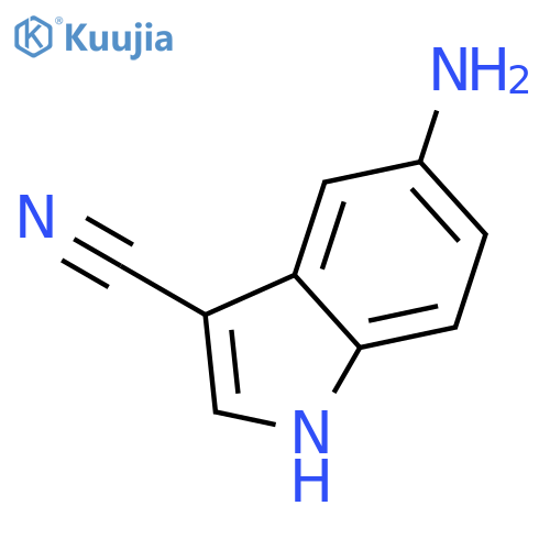 5-Amino-1H-indole-3-carbonitrile structure