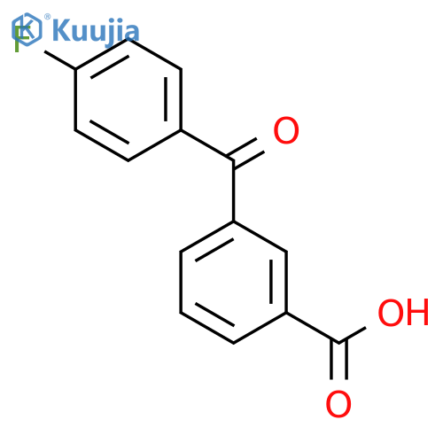 3-(4-Fluorobenzoyl)benzoic acid structure