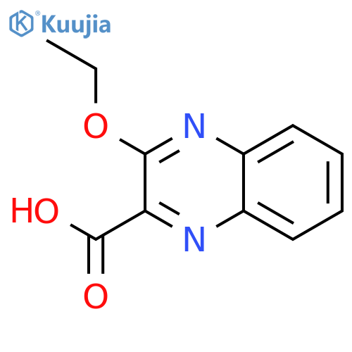 2-Quinoxalinecarboxylicacid, 3-ethoxy- structure