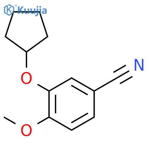 3-(Cyclopentyloxy)-4-methoxybenzonitrile structure