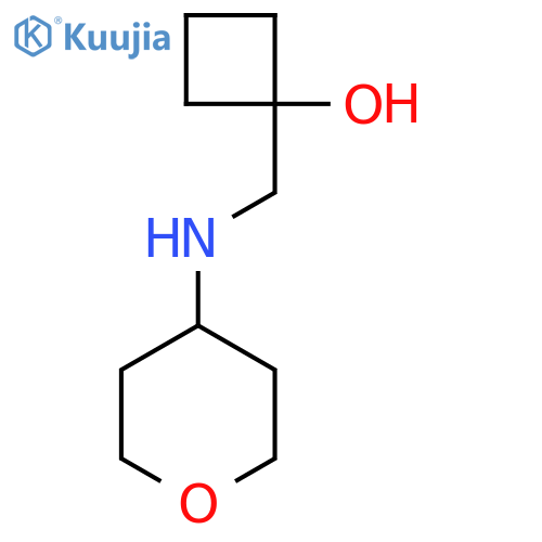 1-{(Oxan-4-yl)aminomethyl}cyclobutan-1-ol structure