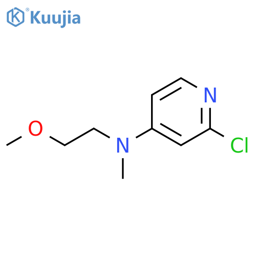 2-chloro-N-(2-methoxyethyl)-N-methylpyridin-4-amine structure