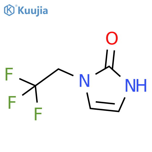 2H-Imidazol-2-one, 1,3-dihydro-1-(2,2,2-trifluoroethyl)- structure