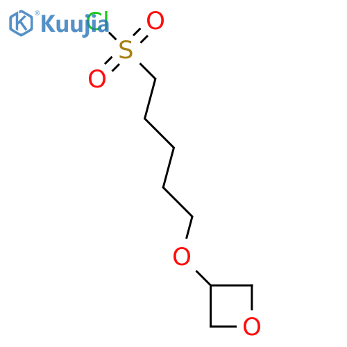 5-(oxetan-3-yloxy)pentane-1-sulfonyl chloride structure