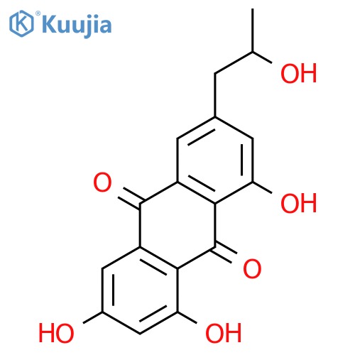 9,10-Anthracenedione,1,3,8-trihydroxy-6-(2-hydroxypropyl)- (9CI) structure