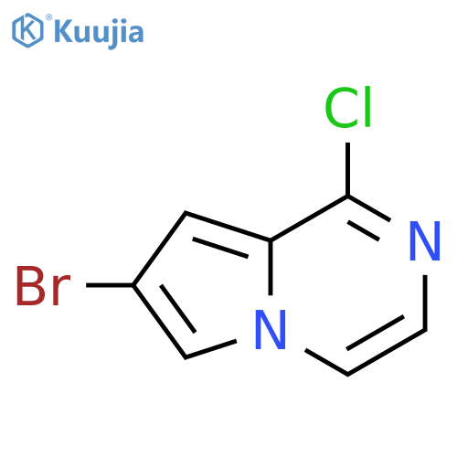 7-bromo-1-chloropyrrolo[1,2-a]pyrazine structure
