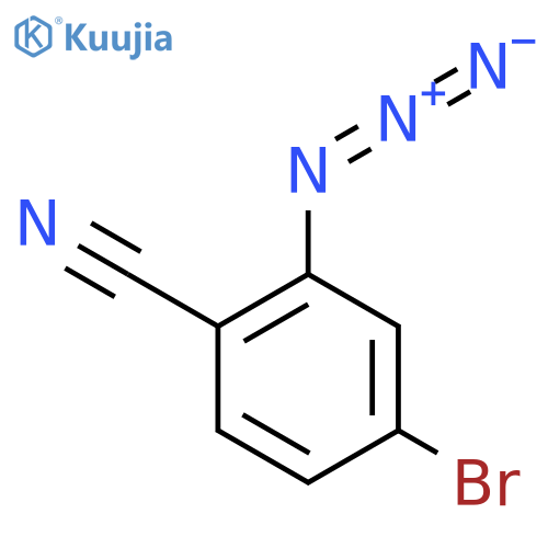 2-Azido-4-bromobenzonitrile structure