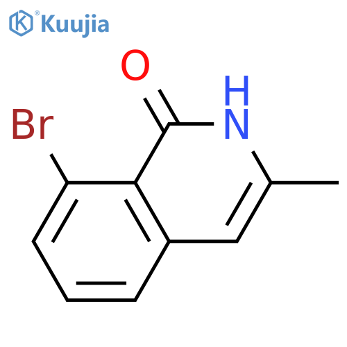 8-bromo-3-methyl-1,2-dihydroisoquinolin-1-one structure