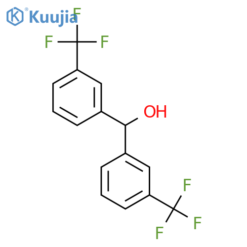 Bis(3-(trifluoromethyl)phenyl)methanol structure