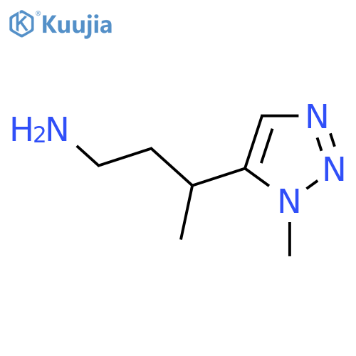 3-(1-methyl-1H-1,2,3-triazol-5-yl)butan-1-amine structure
