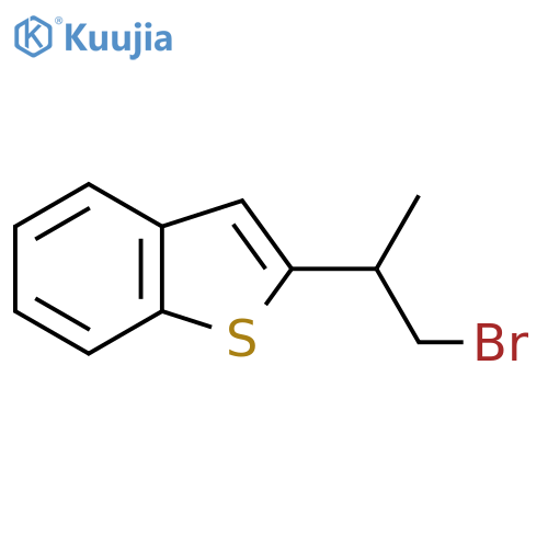 2-(1-bromopropan-2-yl)-1-benzothiophene structure