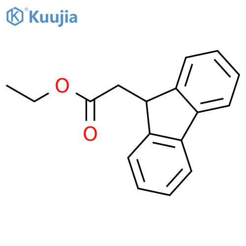 Ethyl 2-(9H-fluoren-9-yl)acetate structure