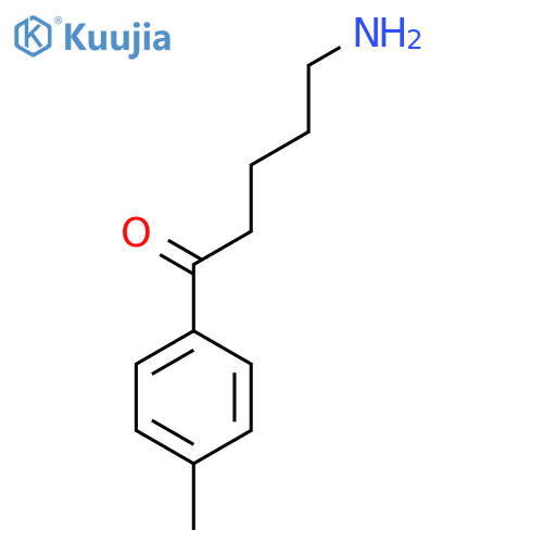 5-Amino-1-(4-methylphenyl)pentan-1-one structure