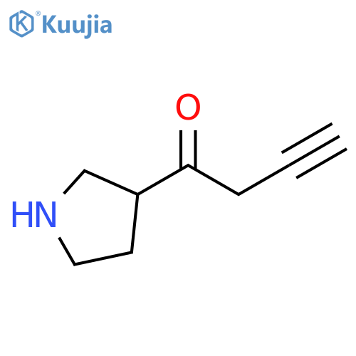 3-Butyn-1-one, 1-(3-pyrrolidinyl)- structure