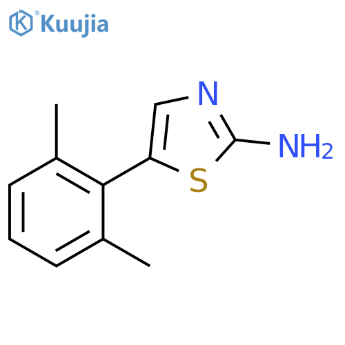 5-(2,6-dimethylphenyl)thiazol-2-amine structure