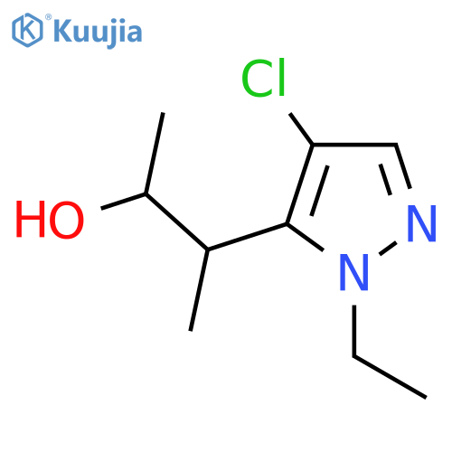 3-(4-Chloro-1-ethyl-1H-pyrazol-5-yl)butan-2-ol structure
