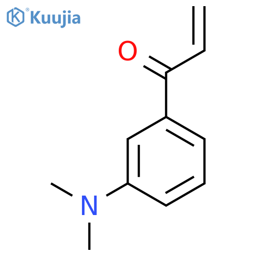 1-3-(dimethylamino)phenylprop-2-en-1-one structure