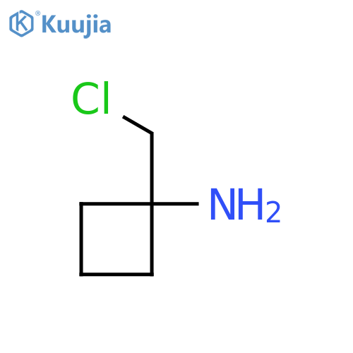 1-(Chloromethyl)cyclobutan-1-amine structure