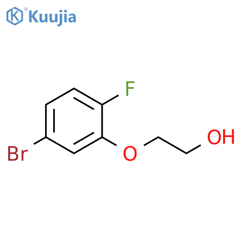 Ethanol, 2-(5-bromo-2-fluorophenoxy)- structure
