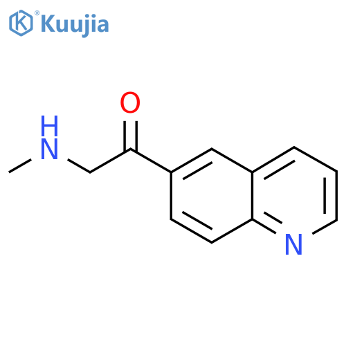 2-(methylamino)-1-(quinolin-6-yl)ethan-1-one structure