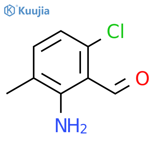 2-amino-6-chloro-3-methylbenzaldehyde structure