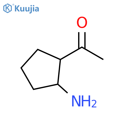 1-(2-aminocyclopentyl)ethan-1-one structure