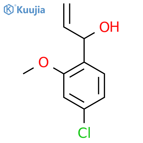 1-(4-chloro-2-methoxyphenyl)prop-2-en-1-ol structure