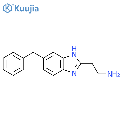 2-(5-benzyl-1H-1,3-benzodiazol-2-yl)ethan-1-amine structure