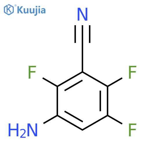 3-Amino-2,5,6-trifluorobenzonitrile structure