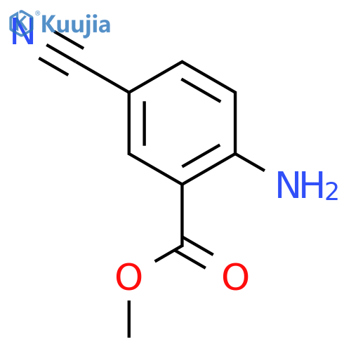 Methyl 2-amino-5-cyanobenzoate structure