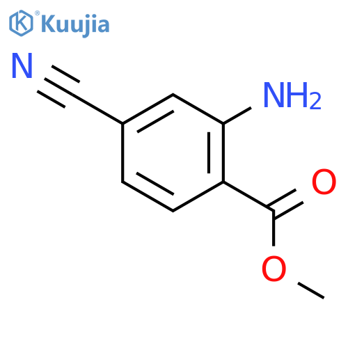 Methyl 2-amino-4-cyanobenzoate structure
