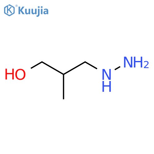 3-Hydrazinyl-2-methylpropan-1-ol structure