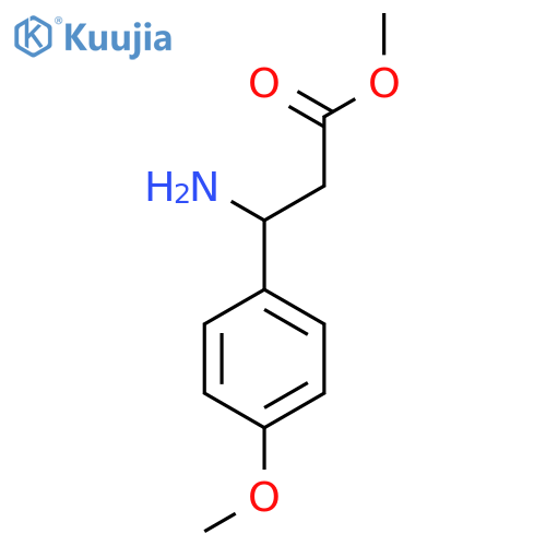 methyl (3S)-3-amino-3-(4-methoxyphenyl)propanoate structure