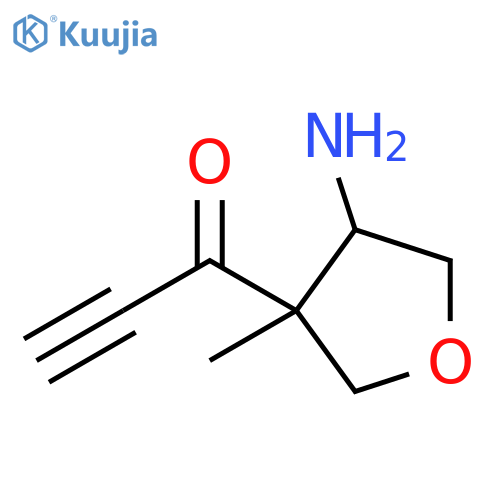 2-Propyn-1-one, 1-(4-aminotetrahydro-3-methyl-3-furanyl)- structure